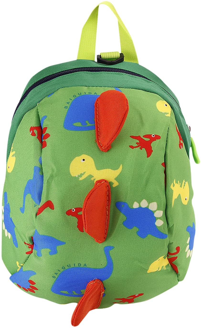 IPENNY Baby Reins Backpack Dinosaur Cartoon Toddler Rucksack Kindergarten School Book Bag Anti-lost Strap Walker Shoulder Bag Travel Snack Lunch Bag Toy Storage Daypack - Image 2