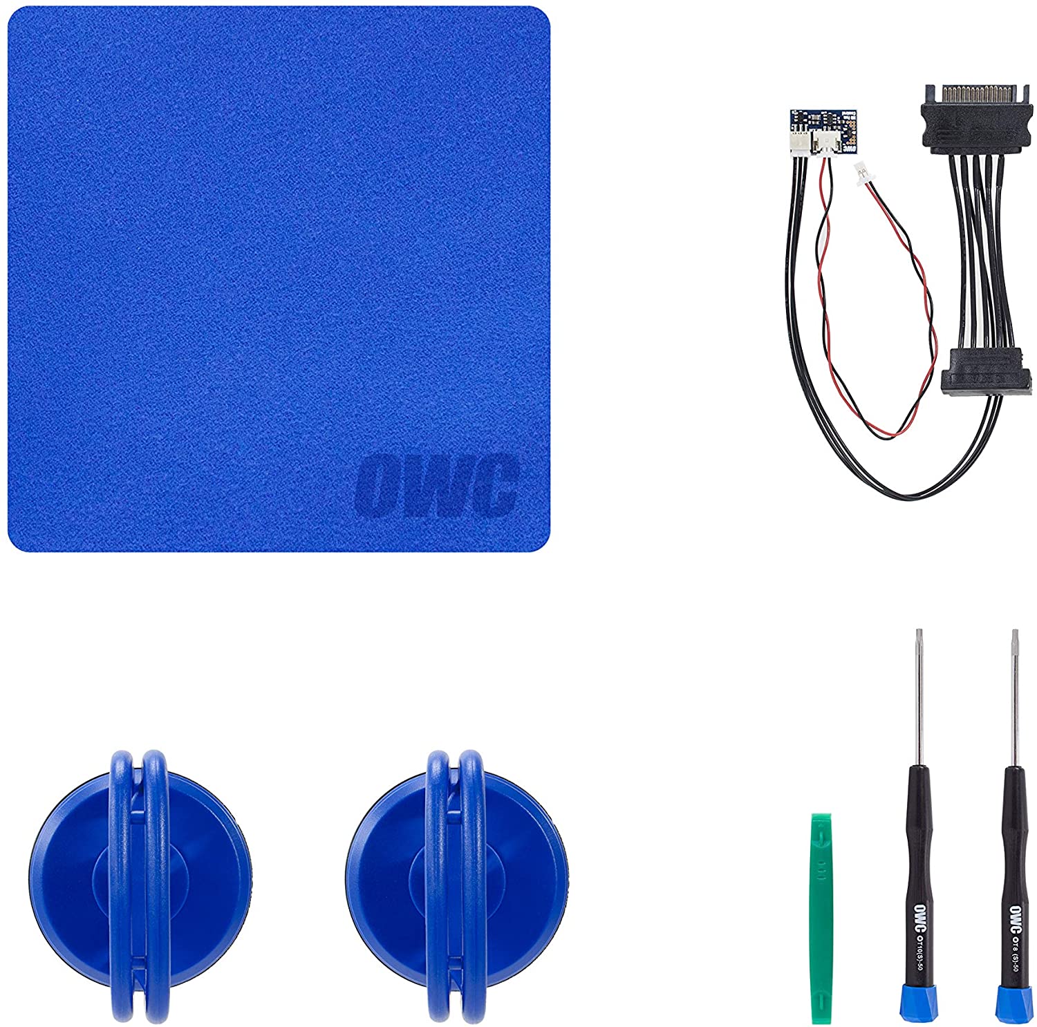 OWC - DIY Bundle Complete Hard Drive Upgrade Kit for Apple iMac late 2009-2010 Models, Black, Blue, Red, Kit de mise à niveau complet