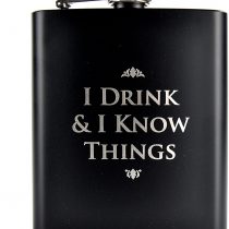 Game of Thrones Hip Flask | I Drink and Know Things | 200ml