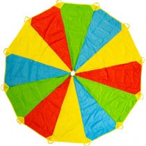 THE TWIDDLERS - 12ft Parachute Play Tent Kids Game with 12 Handles
