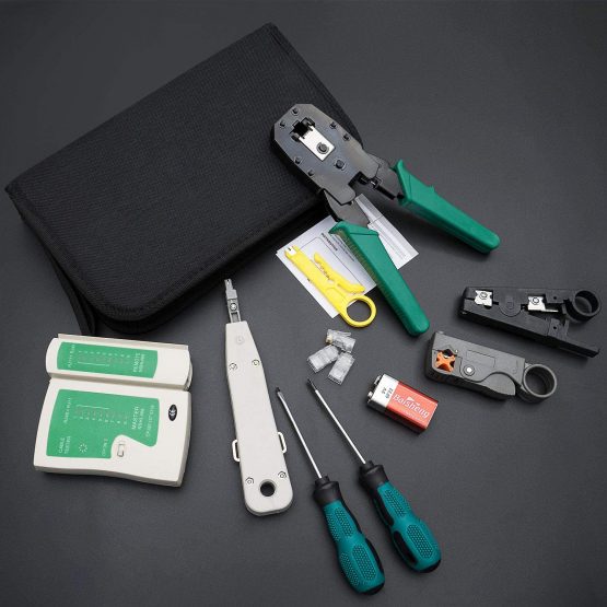 SGILE Pro 12/1 Network Repair Kits Professional Network Tools Kits Computer Maintenacnce Lan Cable Tester Computer Mobile Device Repair Kits - Image 2