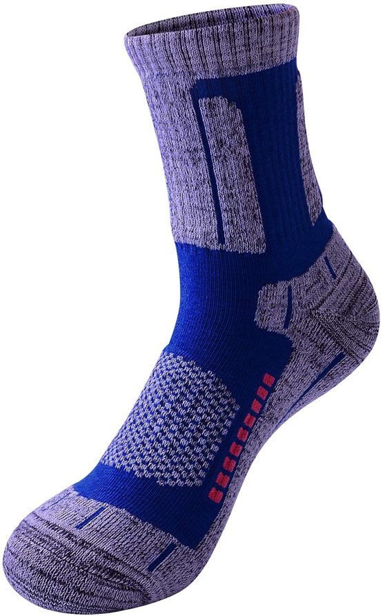 3 Pairs Men Women Hiking Walking Socks UK Size 26.5, Anti Blisters