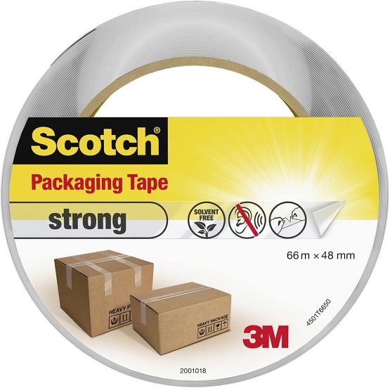Scotch 4501T6648 66 m x 48 mm Strong Packaging Tape - Clear - Image 4