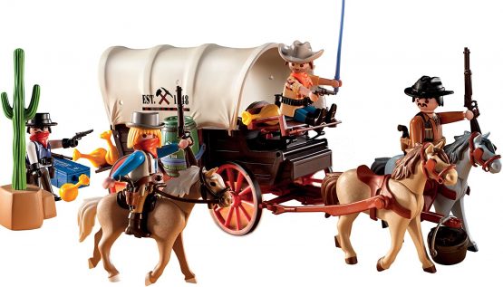 Playmobil 5248 Covered Wagon with Raiders - Image 3