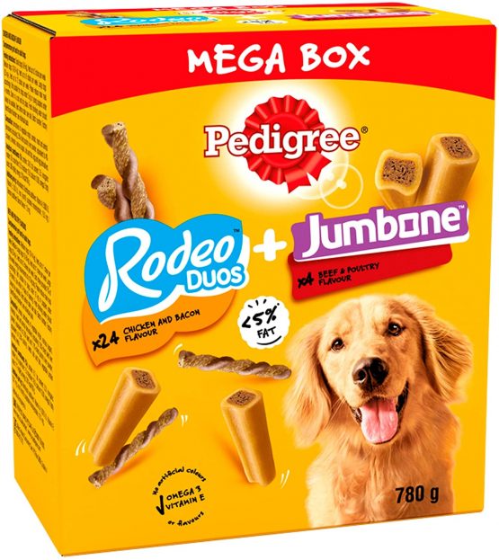 PEDIGREE Rodeo Duos & Jumbone Medium Mega Box