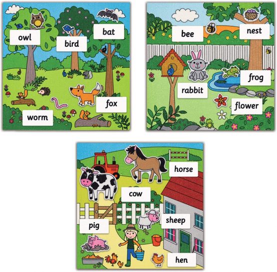Galt Toys, Felt First Words, Felt Toys for Toddlers, Ages 3 Years Plus - Image 2