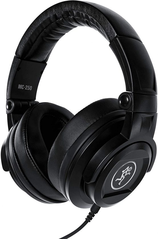 Mackie MC-250 Wired Over Ear Closed-back Collapsible Premium Studio Pro DJ Monitor PC Home Listening Headphones