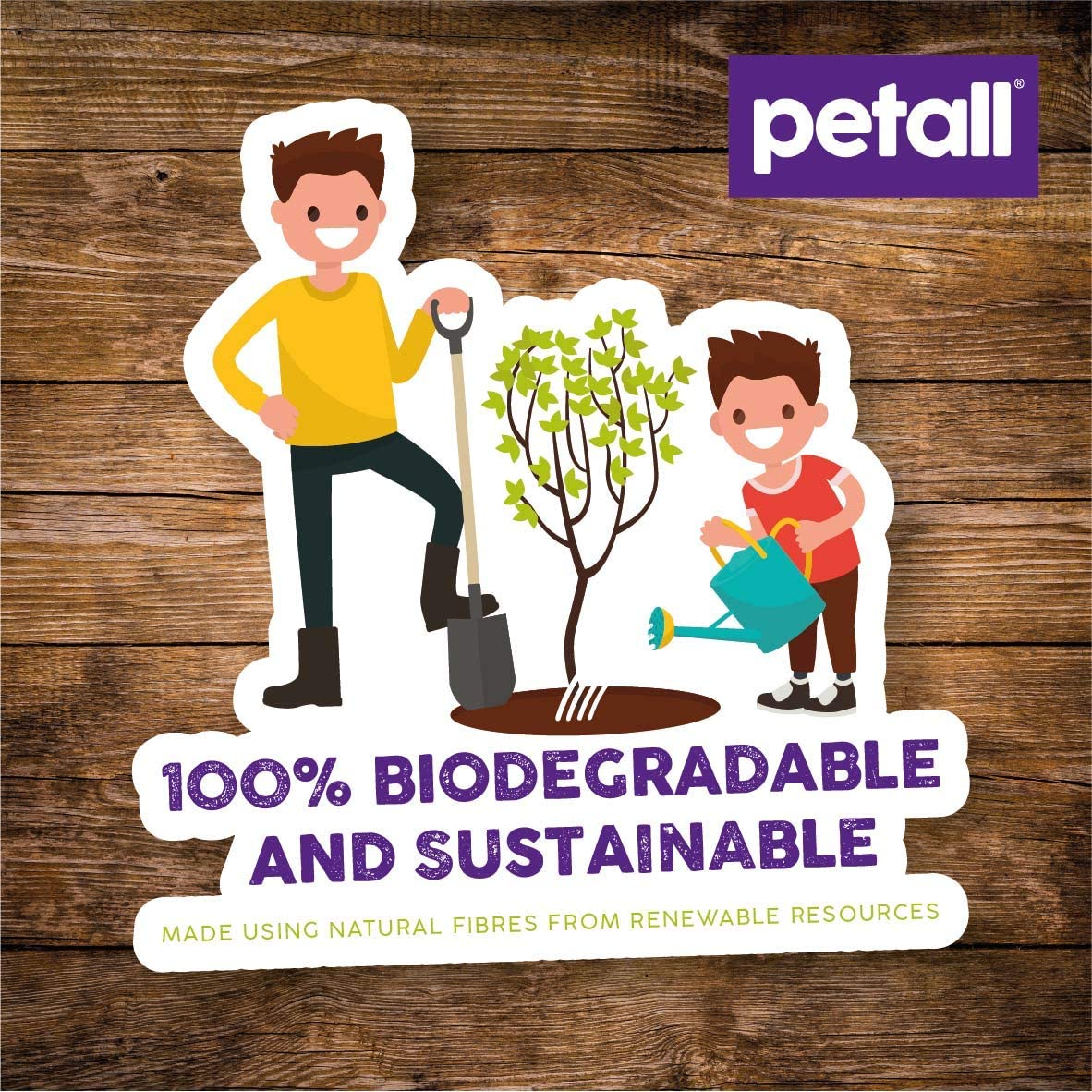 Petall Extra Large Thick Hypoallergenic Biodegradable Pet Wipes, Fragrance Free With Aloe, for Dogs Puppies, Cats & All Pets - Image 4