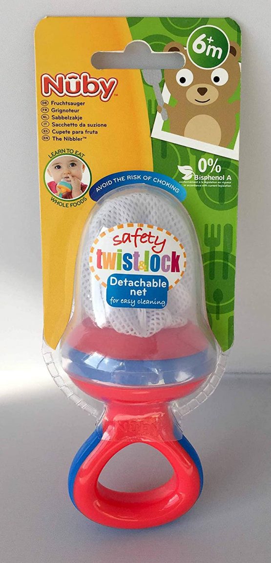 Nuby ID5397RED Fruit Suction Cup with Protective Cap, red - Image 4