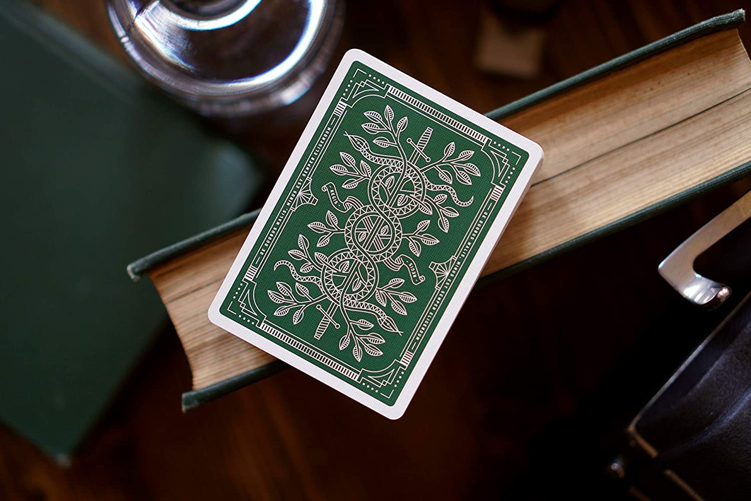 SOLOMAGIA All Monarch Playing Cards, Green, Poker UK, 2.5 x 3.5 x 0.5 inches - Image 4
