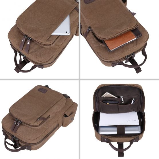 S-ZONE Men s 13 Inch Laptop Single Chest Shoulder Diagonal Gym Backpack Sack Satchel Outdoor Crossbody Pack - Image 4