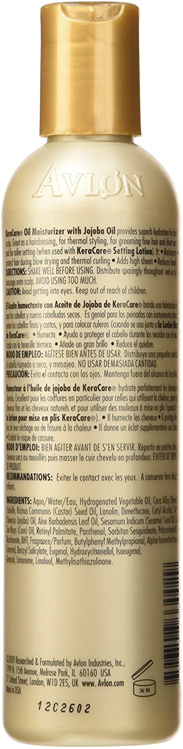KeraCare Oil Moisturizer with Jojoba Oil- Lightweight Daily Hair Oil & Moisturiser 8oz, Colour, 240 ml (Pack of 1) - Image 2
