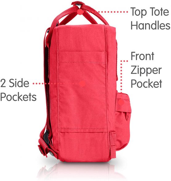 Fjallraven Kanken Mini Backpack - Peach Pink, One Size - Image 4