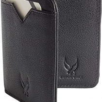 Falcon Vault RFID Blocking Bifold Men’s Wallet - Slim Genuine Italian Leather - Compact Design - Holds Upto 9 Cards - Prevents Identity Theft - Brown