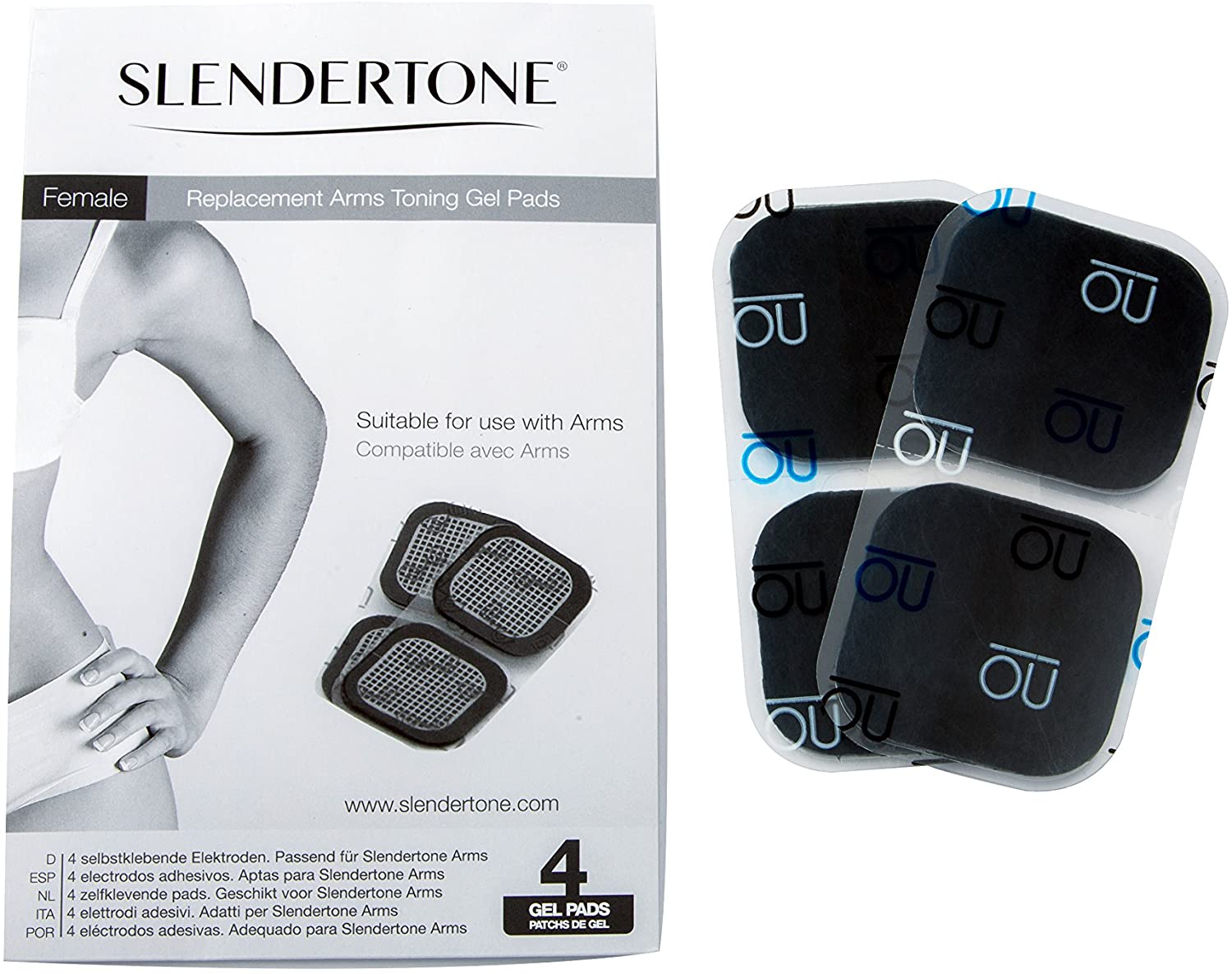 with Slendertone Toning Pads Replacement Bottom Gel Electrode Sheet Pads