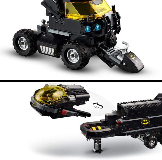 LEGO 76160 Super Heroes DC Batman Mobile Bat Base Batcave Truck Toy with Jet Plane, Quad Bike, Motorbike & Water Scooter - Image 4