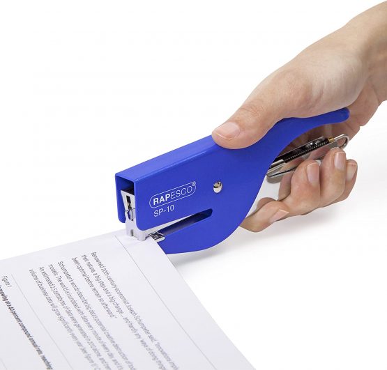 Rapesco 1329 SP-10 Stapling Plier, 12 Sheet Capacity, Blue - Image 2