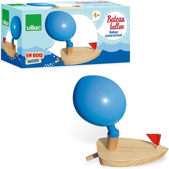 Vilac Balloon Powered Wooden Boat - Image 3