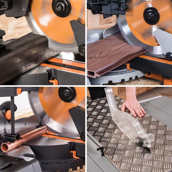 Evolution RAGEBLADE255MULTI - 255 mm Multi Material Mitre Saw Blade (AKA Wood Blade, Metal Cutting Blade, TCT Saw Blade) - Carbide Tipped Blade Cuts Wood, Metal and Plastic - Image 3