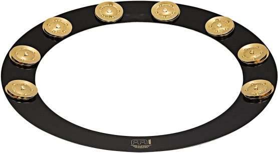 Meinl Percussion Backbeat Pro 14" Brass Hoop Tambourine with Brass Jingles for Snare Drums, TWO YEAR WARRANTY (BBP14)