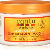 Cantu Natural Deep Treatment Masque, Shea Butter 340 g, Ivory/Black-Gum, 1 Count