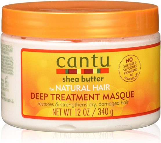 Cantu Natural Deep Treatment Masque, Shea Butter 340 g, Ivory/Black-Gum, 1 Count