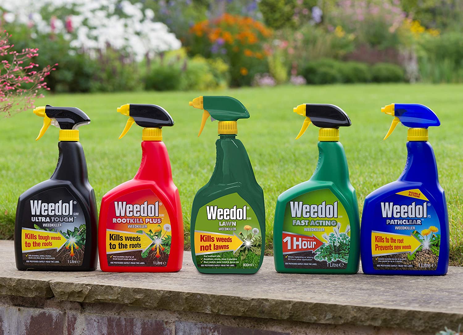 Weedol 015001 Fast Acting Weedkiller, 1 Litre Spray Gun, Multicolored - Image 4