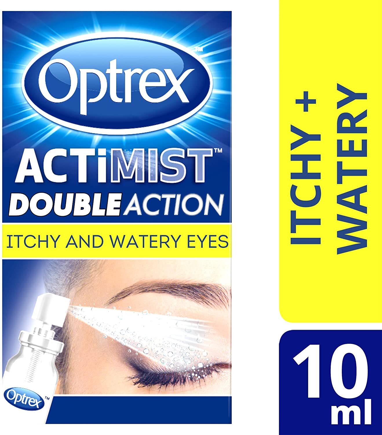 Optrex ActiMist Soothing and Protecting Eye Drops Spray, 10 ml - Image 2