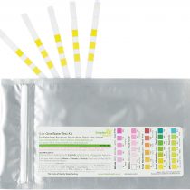 SimplexHealth Home Water Test Kit 5-in-One (5 Strips) - Drinking Water, ponds, aquariums for Nitrates & Nitrites, Total Hardness, Total Alkalinity and pH