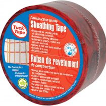 Tuck Tape Construction Sheathing Tape, Epoxy Resin Tape, 2.4 in x 216 ft (Red)