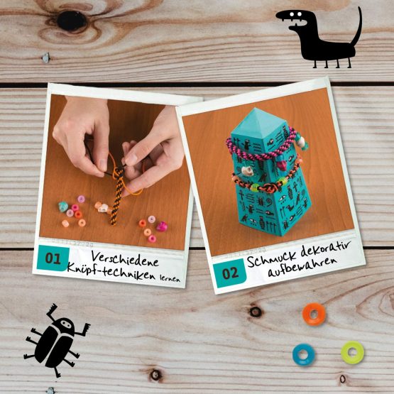 Kosmos 604158 AllesKönnerKiste Bracelet DIY Craft Set for Girls and Boys from 8 Years The Set for Children's Birthday Parties - Image 4