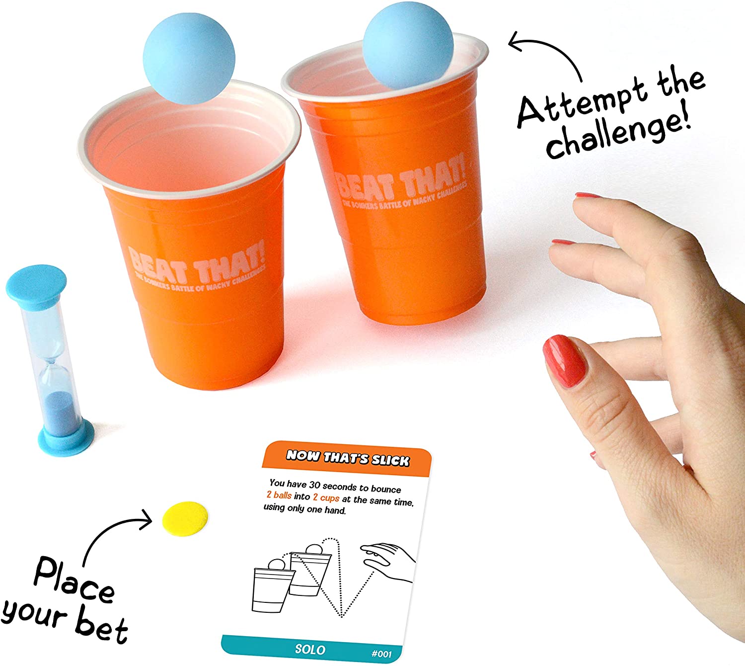 Gutter Games Beat That Game, The Bonkers Battle of Wacky Challenges, Family Games for Kids and Adults, Card and Board Game - Image 3
