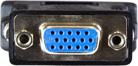StarTech DVI to VGA Cable Adapter - Black - M/F - DVI-I to VGA Converter Adapter (DVIVGAMFBK) - Image 4