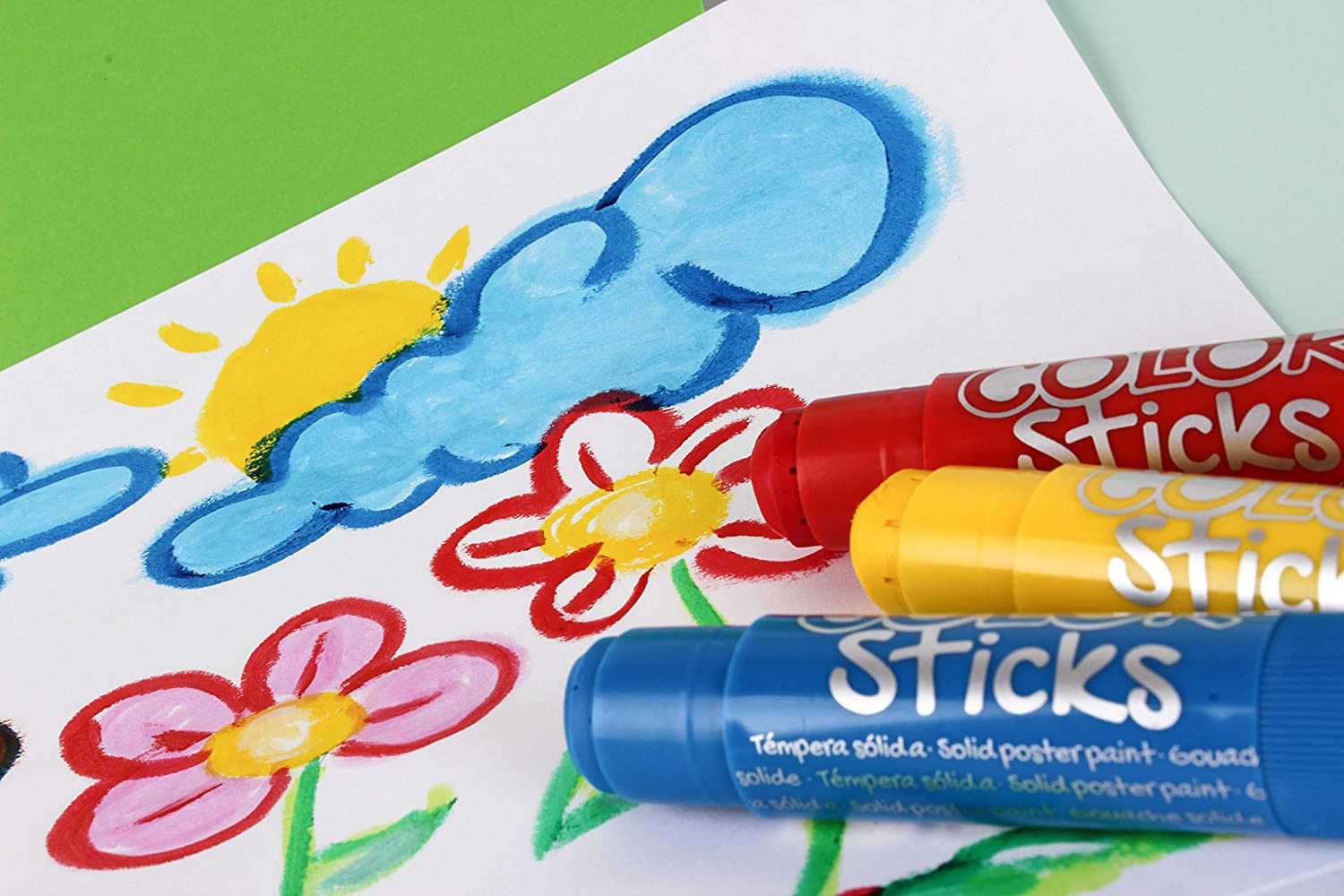 Apli Kids Colouring Sticks 6g Assorted Metallic Pack of 6, 6 count (Pack of 1) - Image 3