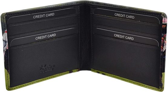 Mens Leather Horse Racing Bi-Fold Wallet by Retro Gift Box Grand National - Image 3
