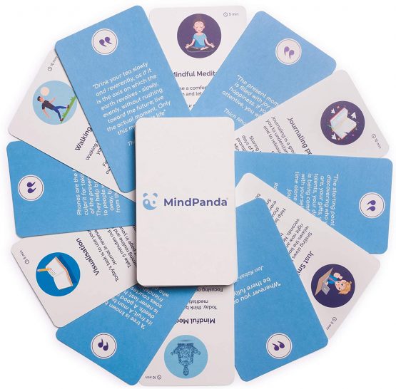 30 Day Mindfulness Card Challenge Toolkit - Enjoy A Month Of Self Care, Mindfulness, Journaling & Much More With Mindful Therapy Card Kit For Adults, Teens & Kids