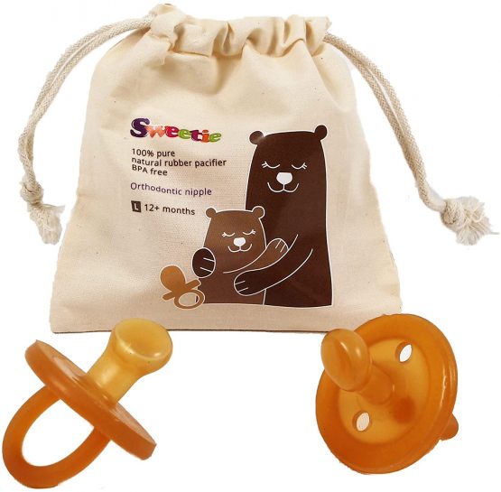 Sweetie Rubber Orthodontic Pacifier 1 Count (12-18 Large)