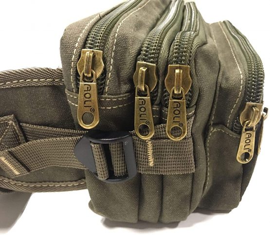 SUNSEATON Large Bum Bag with 6 Zip Pockets, Waist Bag, High Capacity Waist Fanny Pack For Cycling Hiking Travel Holidays Festivals - Image 4
