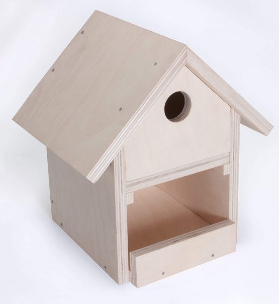 Siva Toys 466 Siva ''Birch Wooden Birdhouse Kit '', Multi Colour - Image 3
