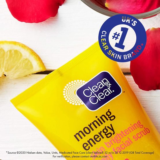 Clean & Clear Morning Energy Facial Scrub, 150ml - Image 2