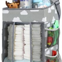 Best Hanging Diaper Caddy Stacker for Changing Table Crib playard and Wall, Baby Nursery Organizer, Large Capacity Diaper Nursery Organization, Baby Shower Gift for Newborn Boys and Girls