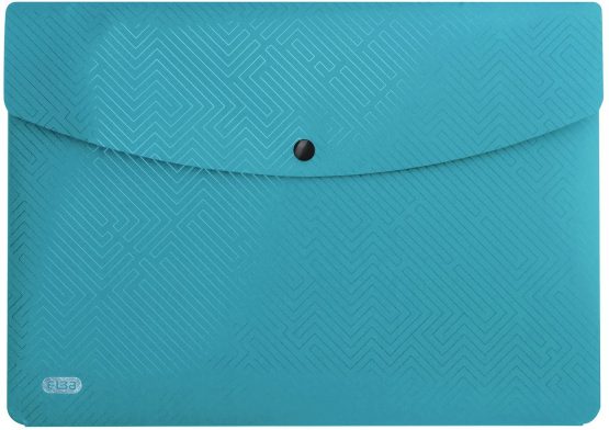 Elba Urban Opaque Plastic A4 Wallets with Rounded Corners and snap Fastening, Pack of 5, Assorted a4 Assorted Colours - Image 4