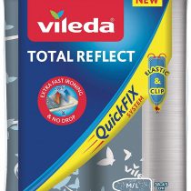 Vileda Total Reflect Ironing Board Cover, Fabric, Grey, 120–130 x 38-45 cm
