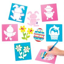 Baker Ross AW149 Easter Stencils - Pack Of 6, For Kids Arts And Crafts, Ornaments And Kids Painting!