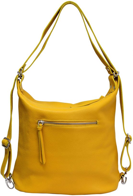 AMBRA Moda Italian 2 in 1 women's backpack, real leather city backpack casual backpack, shoulder bag GL016 - Image 3