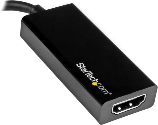 StarTech USB-C to HDMI Video Adapter Converter - 4K 30Hz - Thunderbolt 3 Compatible - USB 3.1 Type-C to HDMI Monitor Travel Dongle Black (CDP2HD) - Image 4