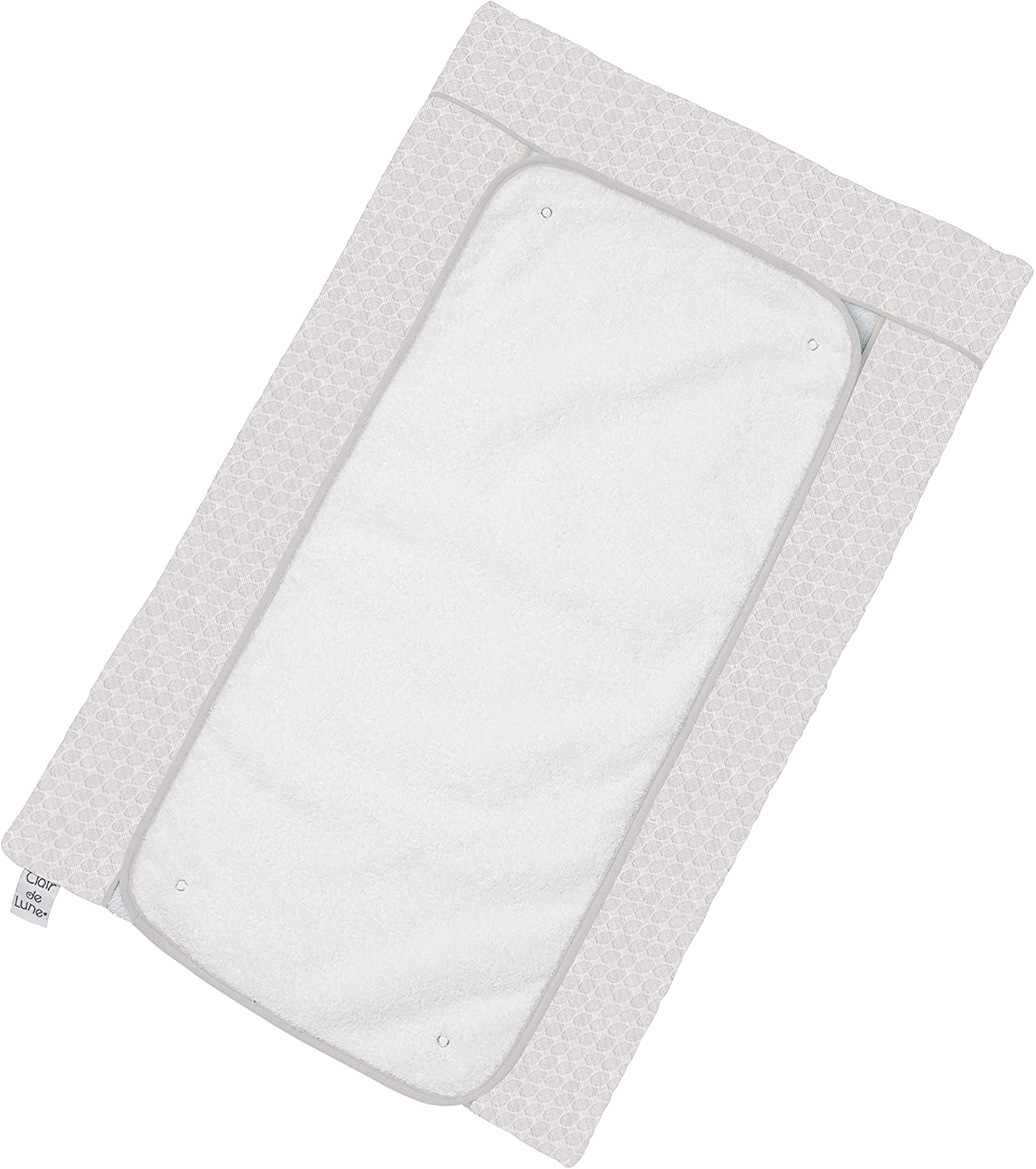 Clair de Lune Cotton Dream Changing Mat - White, 85 x 54 cm