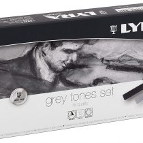 LYRA Polycrayons Soft Grey Tones 12 Box 17.4 x 9.0 x 2.0 cm