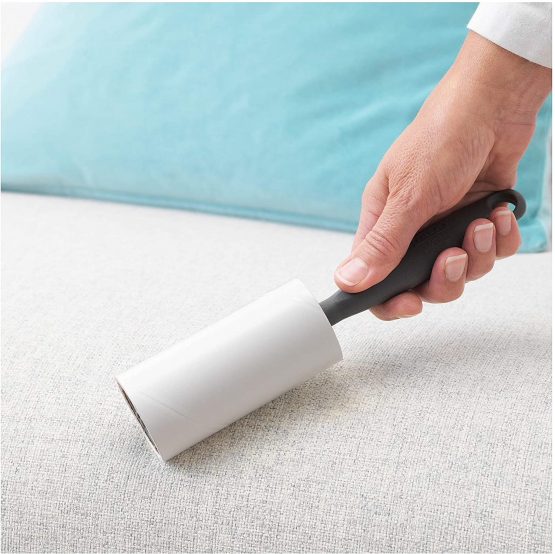 IKEA BASTIS Set of 3 x Grey Lint Rollers with 4 x Refill Rolls - Image 3