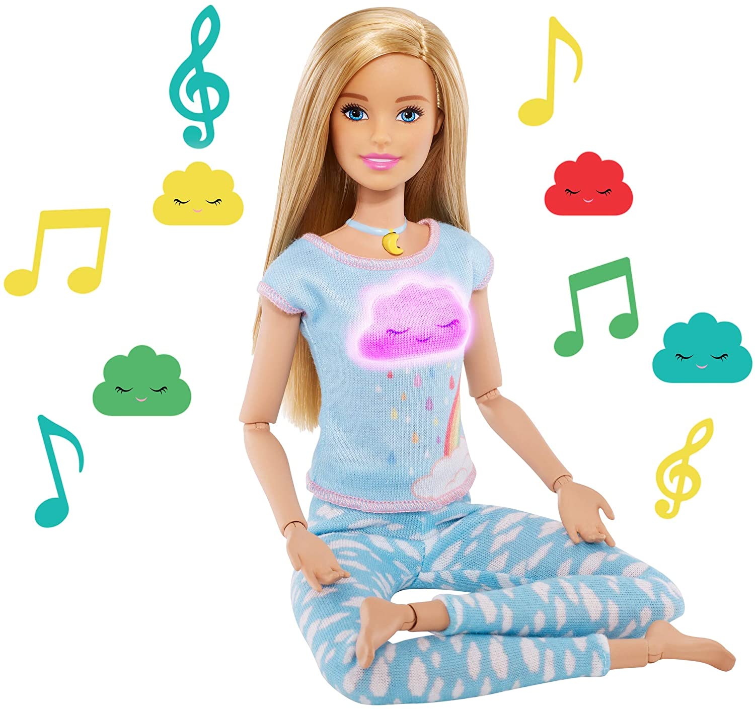 Barbie GNK01 Breath with Me Meditation Doll, Multicolored, 6.99 cm (Height), 8.5 cm (Length), 5.5 cm (Width) - Image 4